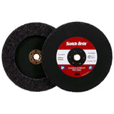 3M SB05589 Scotch-Brite Clean and Strip XT Pro TN Quick Change Disc, XO-DN, SiC Extra Coarse, Purple, 7 in x 5/8 in-11 (7100175514) (5 Pack) - 5