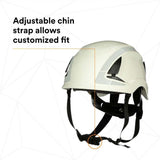 3M 7100175554 X5001X-ANSI SecureFit Safety Helmet, White - 5