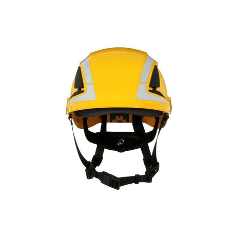 3M X5002X-ANSI SecureFit Safety Helmet, Non-Vented Climbing Style with 6-Point Suspension, Yellow (7100175555)