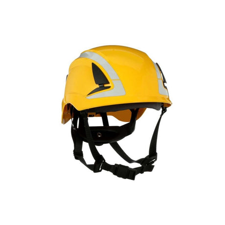 3M X5002X-ANSI SecureFit Safety Helmet, Non-Vented Climbing Style with 6-Point Suspension, Yellow (7100175555) - 2