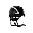 3M X5012X-ANSI SecureFit X5000 Non-Vented Safety Helmet with 6-Point Ratchet Suspension and Scotchlite Reflective, Black (7100175560)  - (4 Pack)