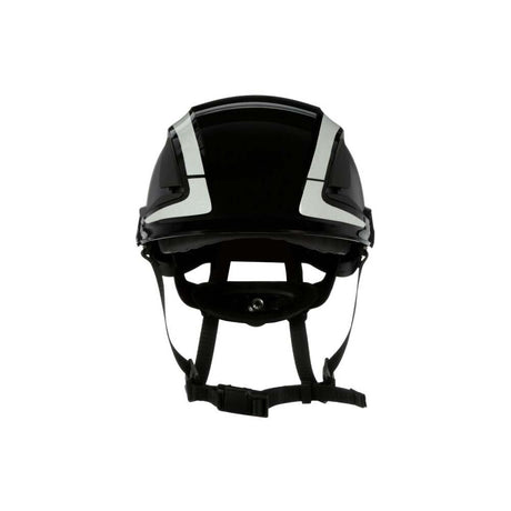 3M X5012X-ANSI SecureFit X5000 Non-Vented Safety Helmet with 6-Point Ratchet Suspension and Scotchlite Reflective, Black (7100175560) - 2