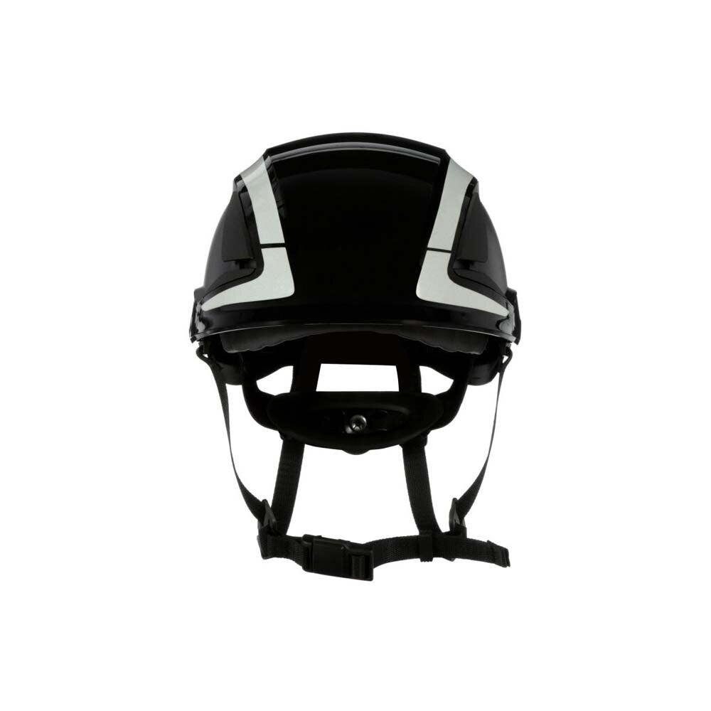3M X5012X-ANSI SecureFit X5000 Non-Vented Safety Helmet with 6-Point Ratchet Suspension and Scotchlite Reflective, Black (7100175560)  - (4 Pack) - 2