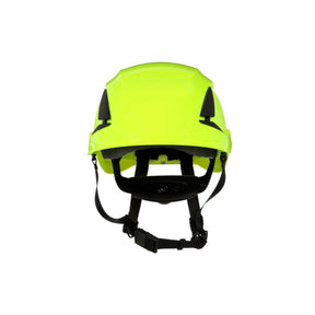 3M X5014VX-ANSI SecureFit Safety Helmet, Vented Climbing-Style with 6-Point Suspension and Scotchlite Reflective, Hi-Visibility Green (7100175569)
