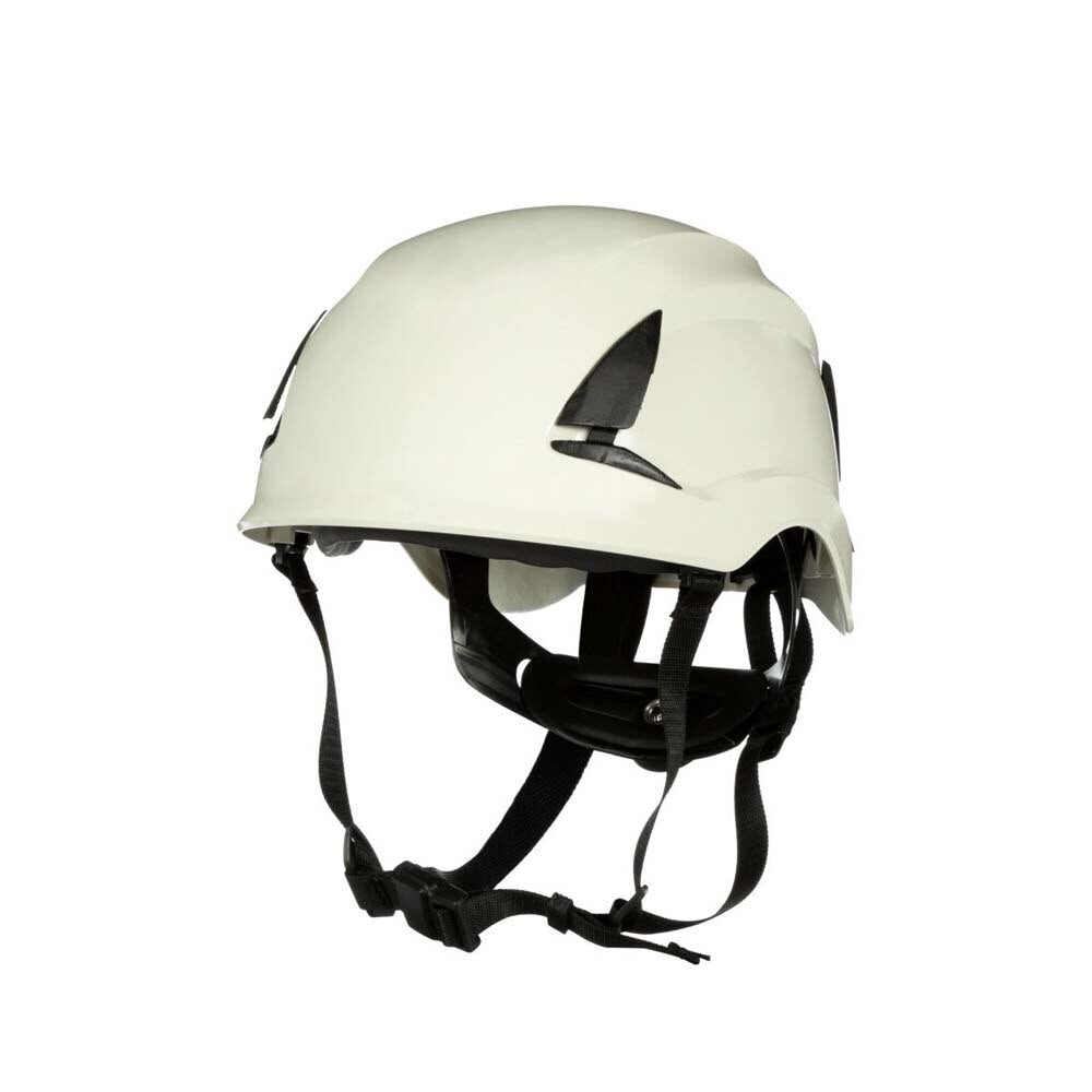 3M X5001-ANSI SecureFit Safety Helmet, Non-Vented ABS Shell, White (7100175570)