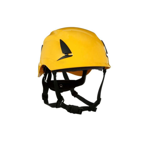 3M X5002-ANSI SecureFit Safety Helmet, Climbing Style, 6-Point Suspension, Non-Vented, Yellow, (7100175571)