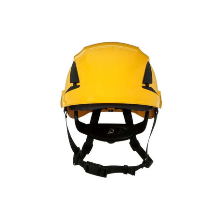 3M X5002-ANSI SecureFit Safety Helmet, Climbing Style, 6-Point Suspension, Non-Vented, Yellow, (7100175571) - 2