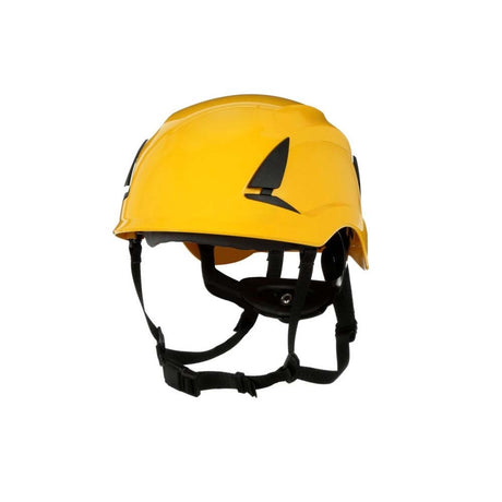 3M X5002-ANSI SecureFit Safety Helmet, Climbing Style, 6-Point Suspension, Non-Vented, Yellow, (7100175571) - 3