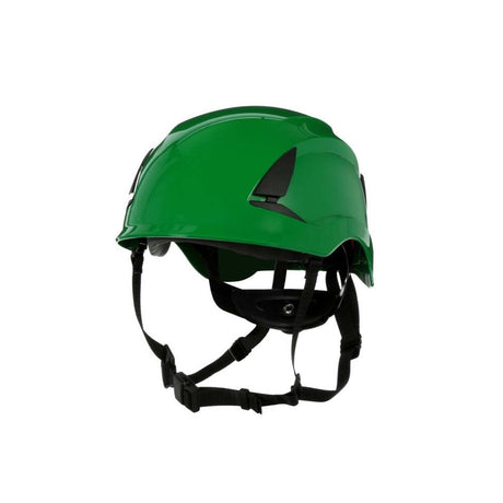 3M X5004-ANSI SecureFit Safety Helmet, Non-Vented, Green, 6-Point Ratchet Suspension for Construction and Heavy Infrastructure (7100175573)