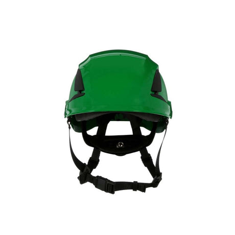 3M X5004-ANSI SecureFit Safety Helmet, Non-Vented, Green, 6-Point Ratchet Suspension for Construction and Heavy Infrastructure (7100175573) - 2