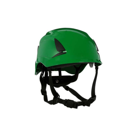 3M X5004-ANSI SecureFit Safety Helmet, Non-Vented, Green, 6-Point Ratchet Suspension for Construction and Heavy Infrastructure (7100175573) - 3