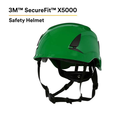 3M X5004-ANSI SecureFit Safety Helmet, Non-Vented, Green, 6-Point Ratchet Suspension for Construction and Heavy Infrastructure (7100175573) - 5