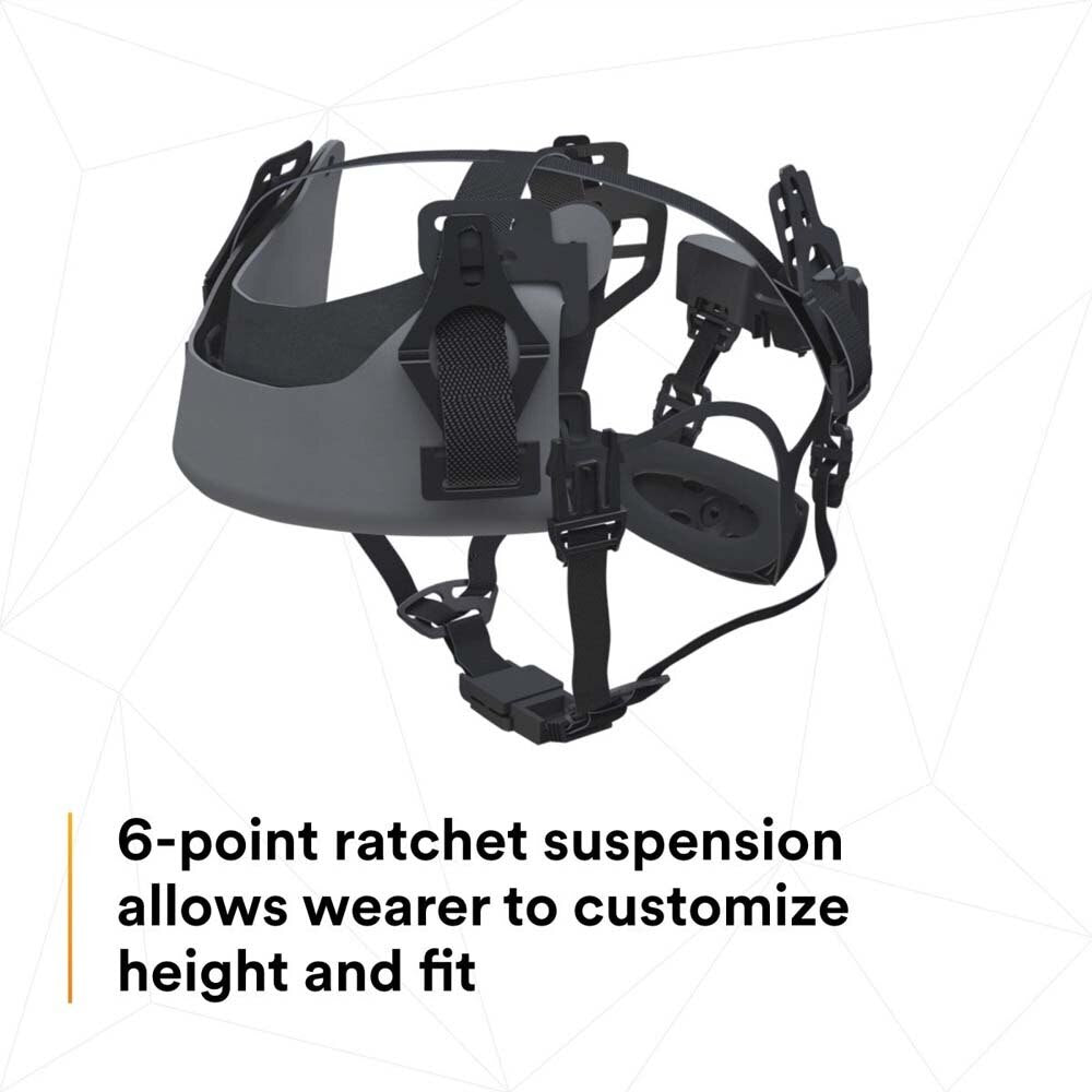 3M X5004-ANSI SecureFit Safety Helmet, Non-Vented, Green, 6-Point Ratchet Suspension for Construction and Heavy Infrastructure (7100175573) - 8