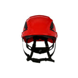 3M X5005-ANSI SecureFit Safety Helmet, Non-Vented, Red, Climbing Style with 6-Point Suspension (7100175574) - 2