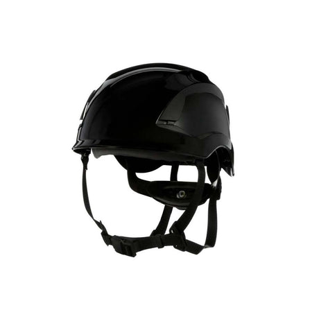 3M X5012-ANSI SecureFit X5000 Series Safety Helmet, Non-Vented, Black, 6-Point Ratchet Suspension (7100175576)