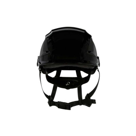 3M X5012-ANSI SecureFit X5000 Series Safety Helmet, Non-Vented, Black, 6-Point Ratchet Suspension (7100175576) - 3