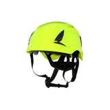 3M X5014-ANSI SecureFit X5000 Safety Helmet, Non-Vented, High-Visibility Green, 6-Point Ratchet Suspension (7100175577) (10 Pack)