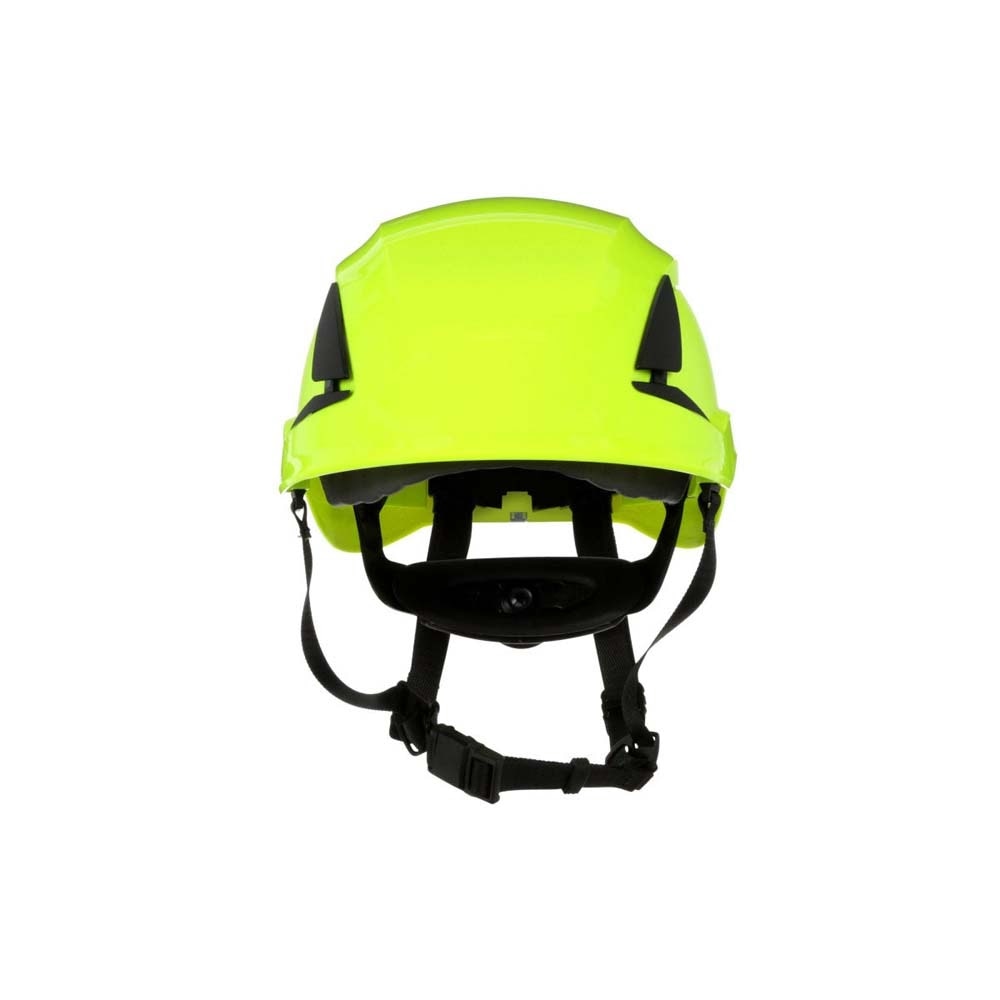 3M X5014-ANSI SecureFit X5000 Safety Helmet, Non-Vented, High-Visibility Green, 6-Point Ratchet Suspension (7100175577) (10 Pack) - 2
