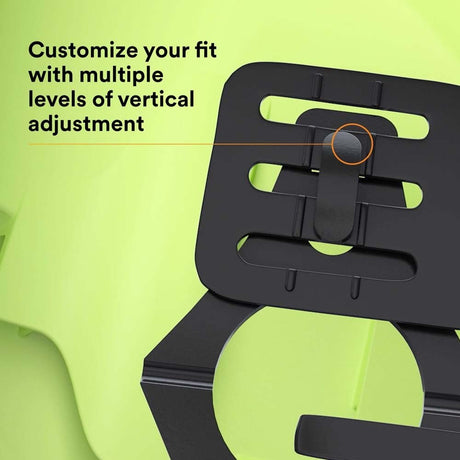 3M X5014-ANSI SecureFit X5000 Safety Helmet, Non-Vented, High-Visibility Green, 6-Point Ratchet Suspension (7100175577)  - (10 Pack) - 9