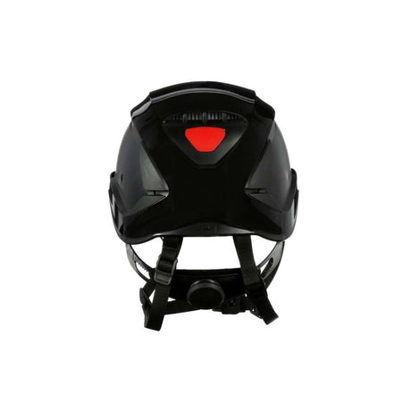 3M X5012V-ANSI SecureFit X5000 Series Safety Helmet, Vented, Black, 6-Point Ratchet Suspension (7100175584) - 3