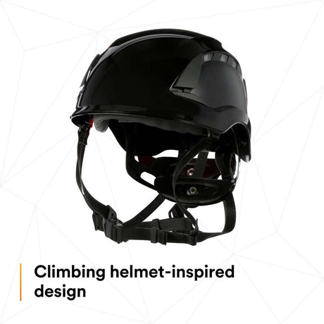 3M X5012V-ANSI SecureFit X5000 Series Safety Helmet, Vented, Black, 6-Point Ratchet Suspension (7100175584) - 5