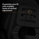 3M X5012V-ANSI SecureFit X5000 Series Safety Helmet, Vented, Black, 6-Point Ratchet Suspension (7100175584) (10 Pack) - 9