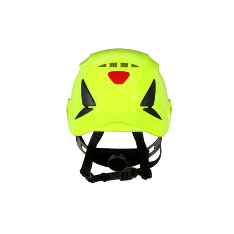 3M X5014V-ANSI SecureFit Safety Helmet, Vented, High Visibility Green, 6-Point Suspension (7100175585) (10 Pack) - 3
