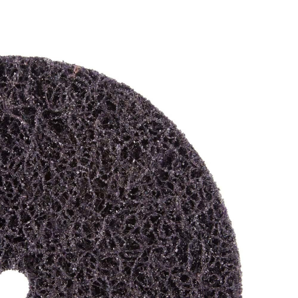 3M XO-DC Scotch-Brite Clean and Strip XT Pro Disc, SiC Extra Coarse, Purple, 6 in x 1/2 in (7100176095) (15 Pack) - 4