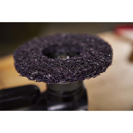 3M XO-DC Scotch-Brite Clean and Strip XT Pro Disc, SiC Extra Coarse, Purple, 6 in x 1/2 in (7100176095) (15 Pack) - 5