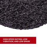 3M XO-DC Scotch-Brite Clean and Strip XT Pro Disc, SiC Extra Coarse, Purple, 4 in x 1/4 in (7100176153) (24 Pack) - 7