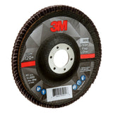 3M 769F 05929 Flap Disc, T29 Conical, Precision Shaped Ceramic 120+, Purple, 5 in x 7/8 in (7100177972) (10 Pack) - 3