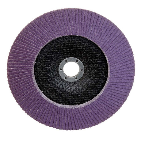 3M 769F Flap Disc Type 29, 80+ Grit, 7 in x 7/8 in for Grinding and Finishing on Carbon and Stainless Steel (7100177999) (250 Pack) - 5