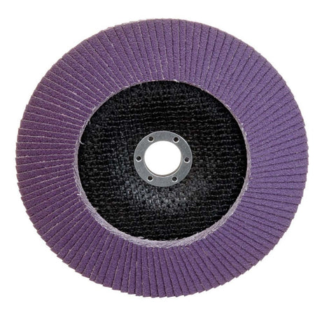 3M 769F Flap Disc Type 29, 80+ Grit, 7 in x 7/8 in for Grinding and Finishing on Carbon and Stainless Steel (7100177999) (5 Pack) - 5