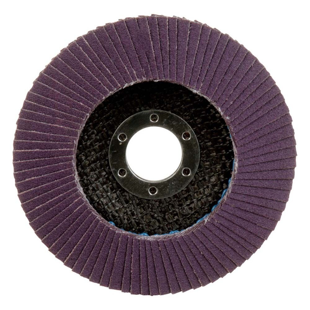 3M 769F Flap Disc , 120+, T29, 4-1/2 in x 7/8 in (7100178091) (10 Pack) - 5