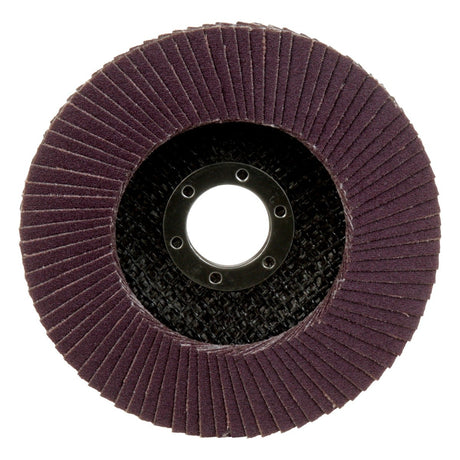 3M 769F Flap Disc Type 27 120+ Purple 4-1/2 in x 7/8 in (7100178092) (10 Pack) - 5