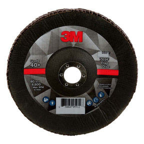 3M 769F Flap Disc , 40+, T29, 7 in x 7/8 in (7100178128) (5 Pack)