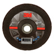 3M 769F Flap Disc Type 27 80+ 7 in x 7/8 in High Performance Ceramic Precision-Shaped Grain Grinding and Finishing Disc for Carbon and Stainless Steel (7100178129) (5 Pack)