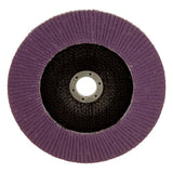 3M 769F Flap Disc Type 27 80+ 7 in x 7/8 in High Performance Ceramic Precision-Shaped Grain Grinding and Finishing Disc for Carbon and Stainless Steel (7100178129) (5 Pack) - 5