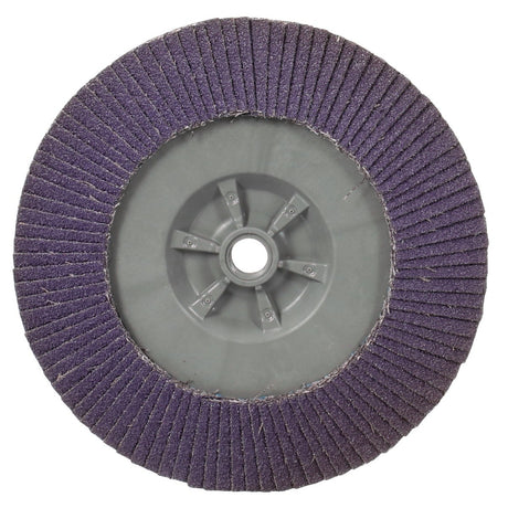 3M 769F Flap Disc, T29 Quick Change, Precision Shaped Ceramic 40 Plus, Purple, 7 in x 5/8 in-11 (7100178192) (5 Pack) - 3