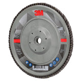3M 769F Flap Disc, T29 Quick Change, Precision Shaped Ceramic 40 Plus, Purple, 7 in x 5/8 in-11 (7100178192) (5 Pack) - 5