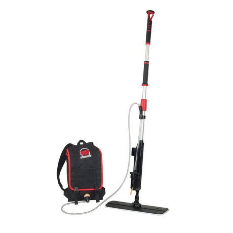 3M Scotch-Brite Professional 2-In-1 Flat Mop & Backpack Finish Applicator Kit, Ergonomic Handle (7100179842) - 2