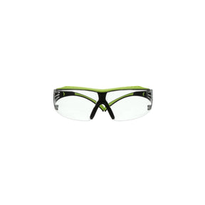 3M SF401XAF-GRN SecureFit 400 Series Safety Glasses, Green/Black, Clear Anti-Fog/Anti-Scratch Lens (7100180045)  - (20 Pack)