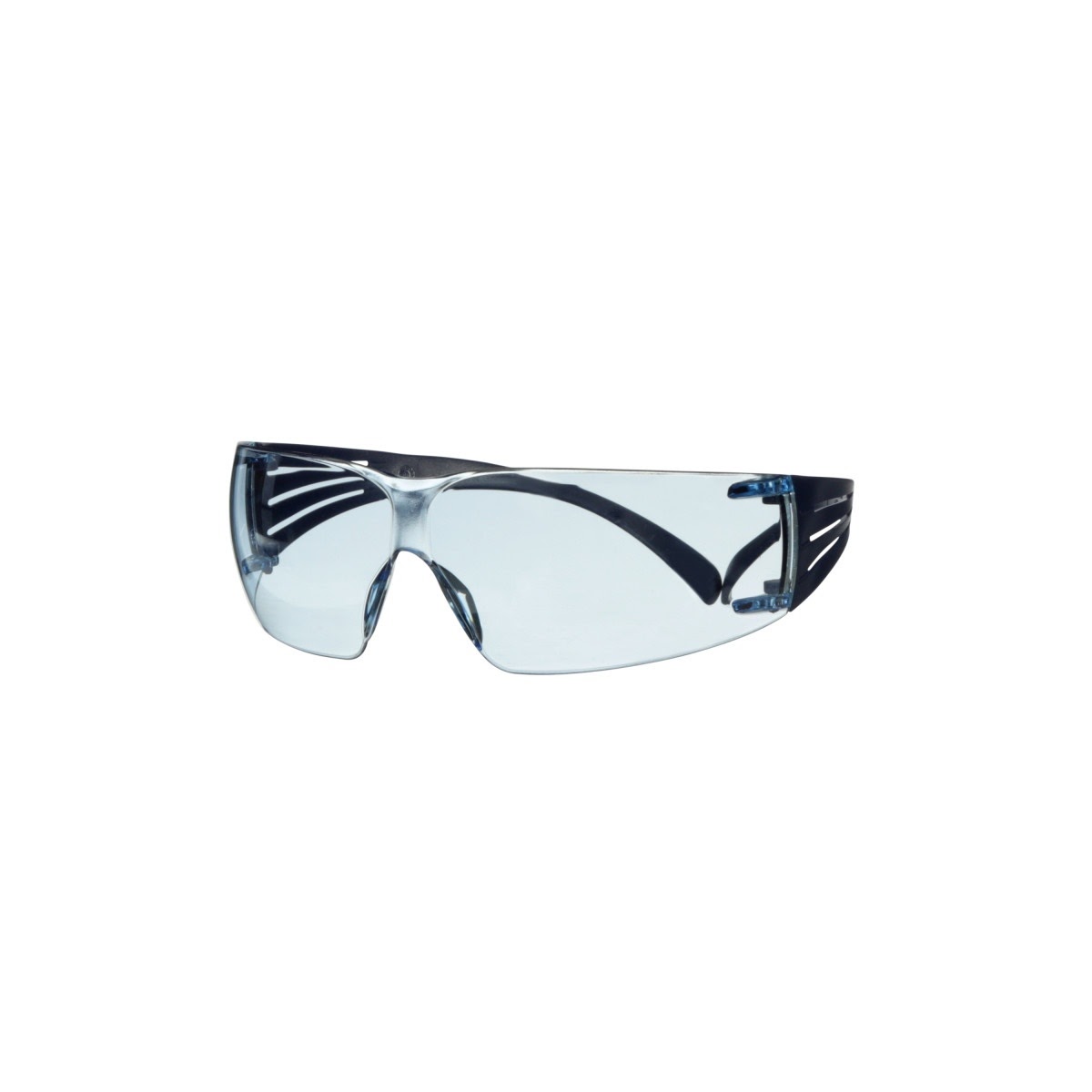 3M SF204SGAF-BLU SecureFit Protective Eyewear 200 Series, Blue Temples, Blue Scotchgard Anti-Fog Lens (7100180046)  - (20 Pack) - 9