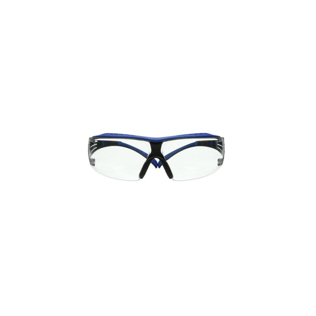 3M SF401XSGAF-BLU SecureFit 400 Series Safety Glasses, Blue/Gray, Clear Scotchgard Anti-Fog/Anti-Scratch Lens (7100180049)  - (20 Pack)