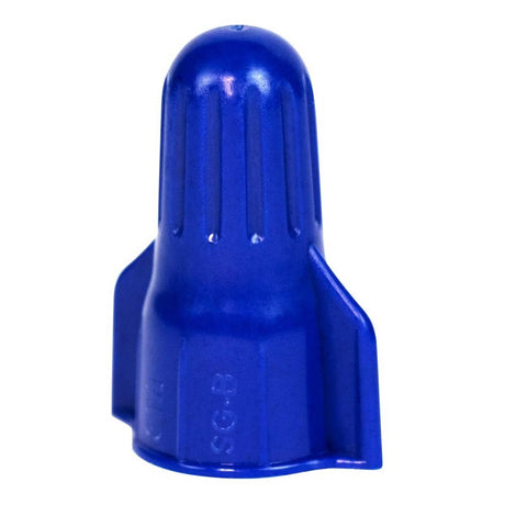 3M SG-B POUCH Secure Grip Wire Connector, Steel Spring Connectors, 14-6 AWG, Straight Wing Design, Blue SGB (7100180516) (500 Pack)