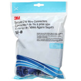 3M SG-B POUCH Secure Grip Wire Connector, Steel Spring Connectors, 14-6 AWG, Straight Wing Design, Blue SGB (7100180516) (500 Pack) - 6