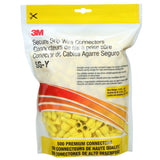 3M SG-Y POUCH Secure Grip Twist-on Wire Connector, Steel Spring, Straight Wing, Yellow, 18-12 AWG, 600 V (7100180518) (1000 Pack) - 6
