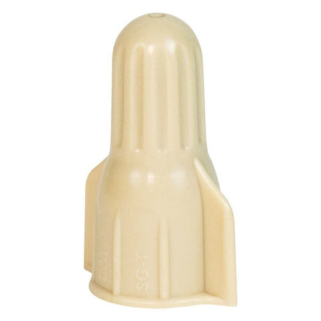 3M SG-T BAG Secure Grip Wire Connector, Steel Spring Connectors, 22-8 AWG, Straight Wing Design, Tan SG-T (7100180520) (5000 Pack)