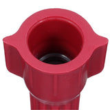 3M SG-R POUCH Secure Grip Wire Connector, Steel Spring, 18 to 8 AWG, Straight Wing Design, Red (7100180654) (1000 Pack) - 4