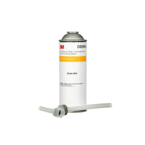 3M 08964 No Cleanup High Coverage Body Schutz Coating, Rubberized Undercoat, Solvent-based Liquid, Black, 22.4 fl oz (7100191410)  - (6 Pack)